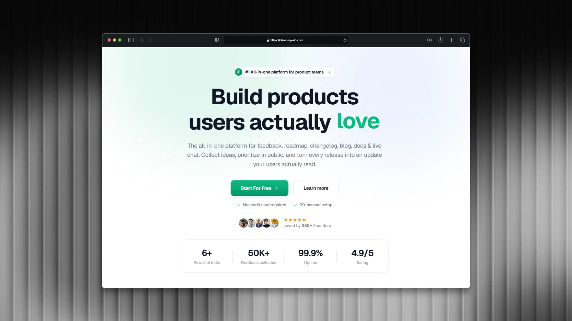 Upwip screenshot 1