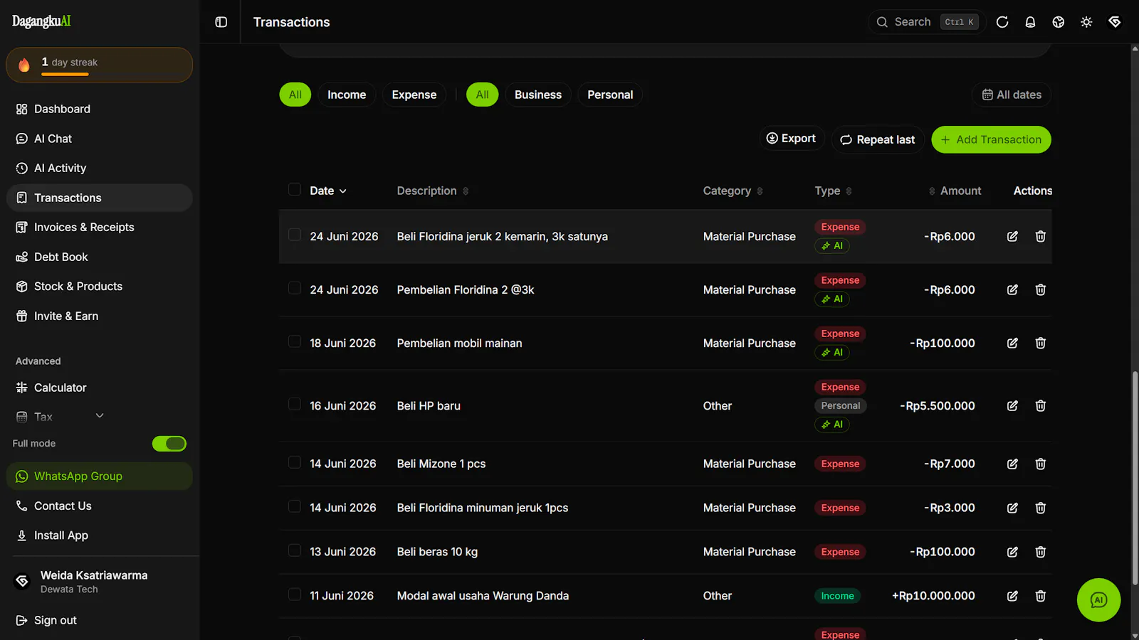 Dagangku AI screenshot 6