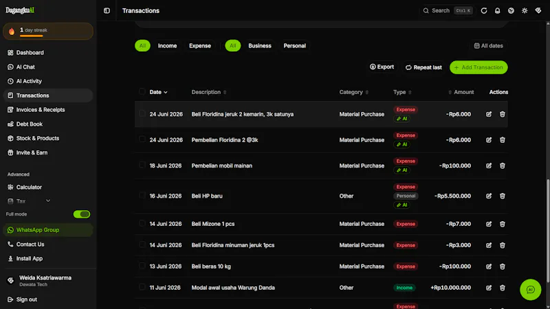 Dagangku AI screenshot 6