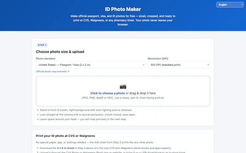 ID Photo Maker screenshot 2