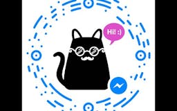 The hipster cat bot on Skype media 1
