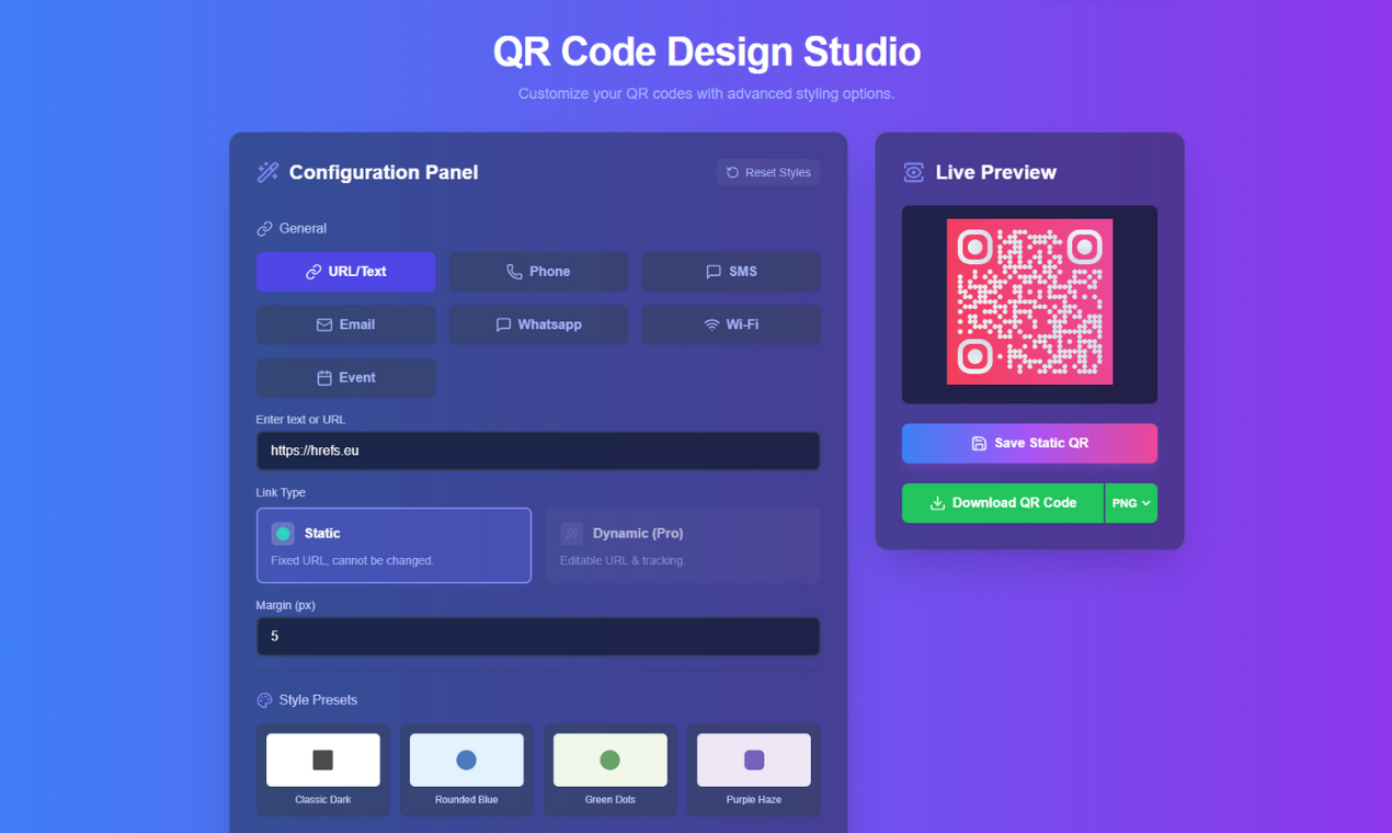 hrefs.eu - 製作持續QR代碼的最簡單方法 media 3