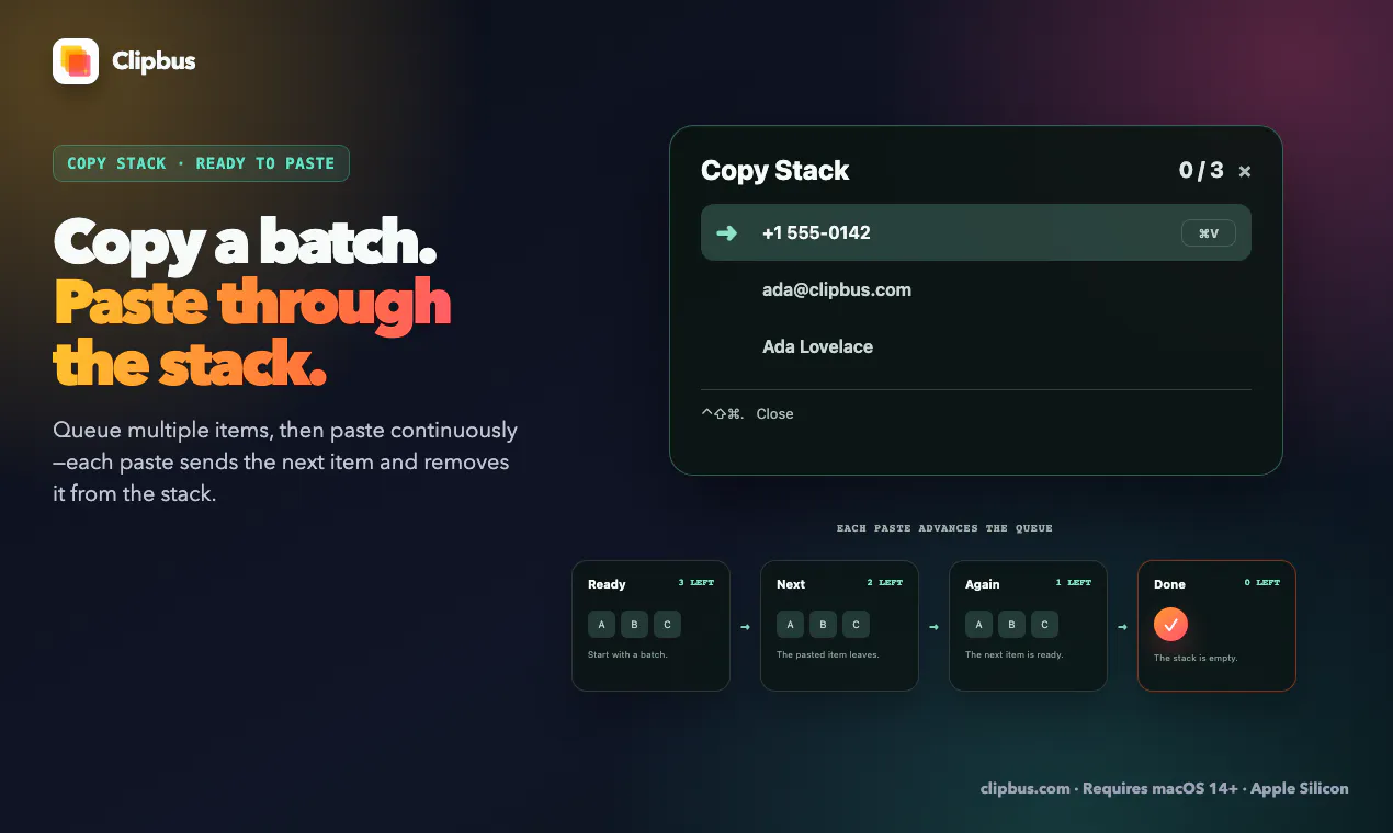 Clipbus screenshot 4