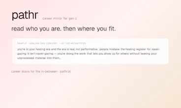pathr ā career mirror for gen z gallery image