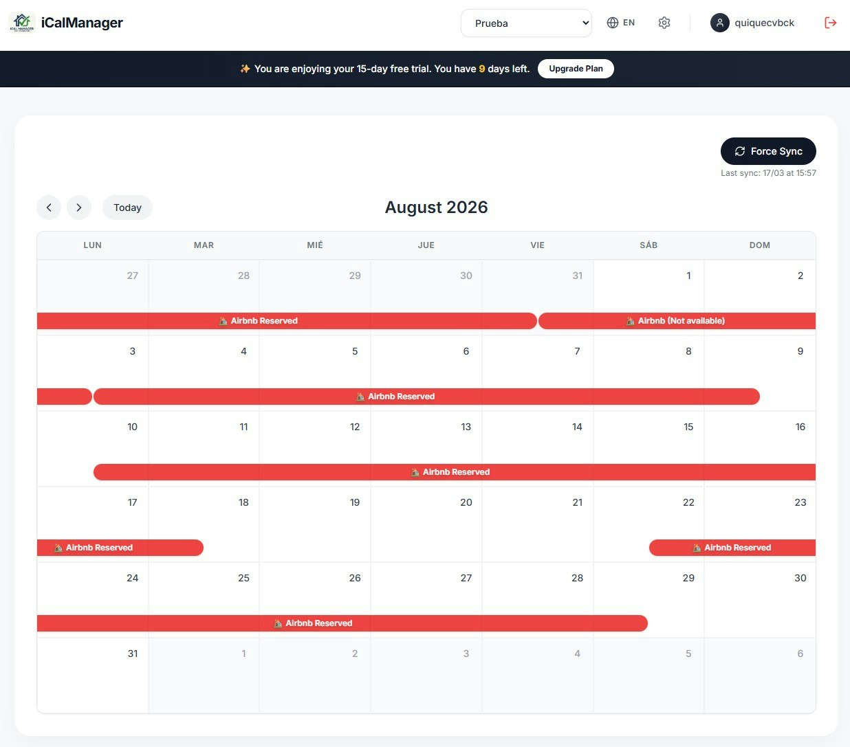 iCalManager gallery image