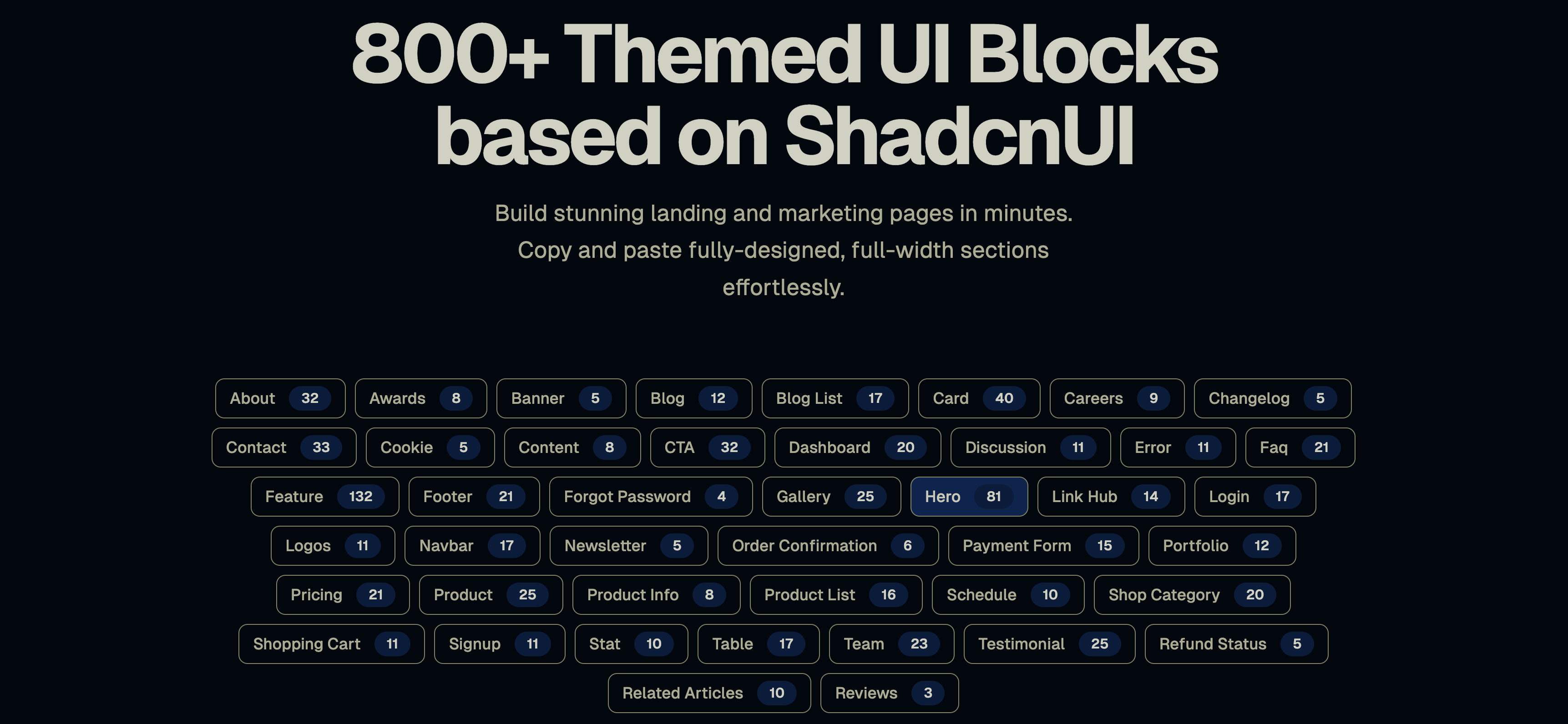 SERP UI Blocks - The Largest Component Library Ever - Built On ShadcnUI media 1