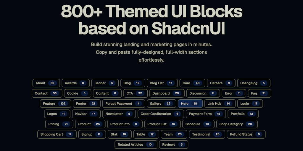 SERP UI Blocks