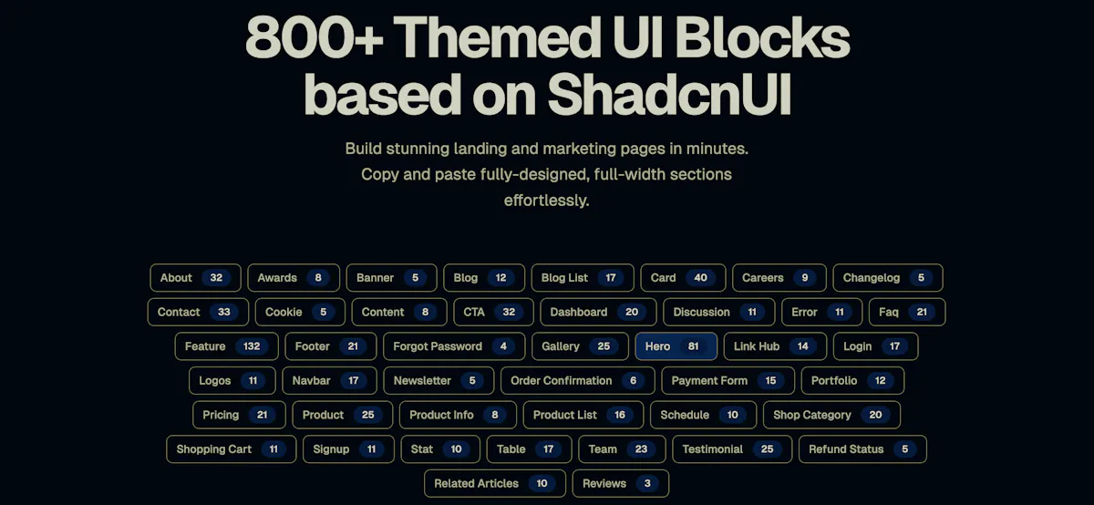 SERP UI Blocks