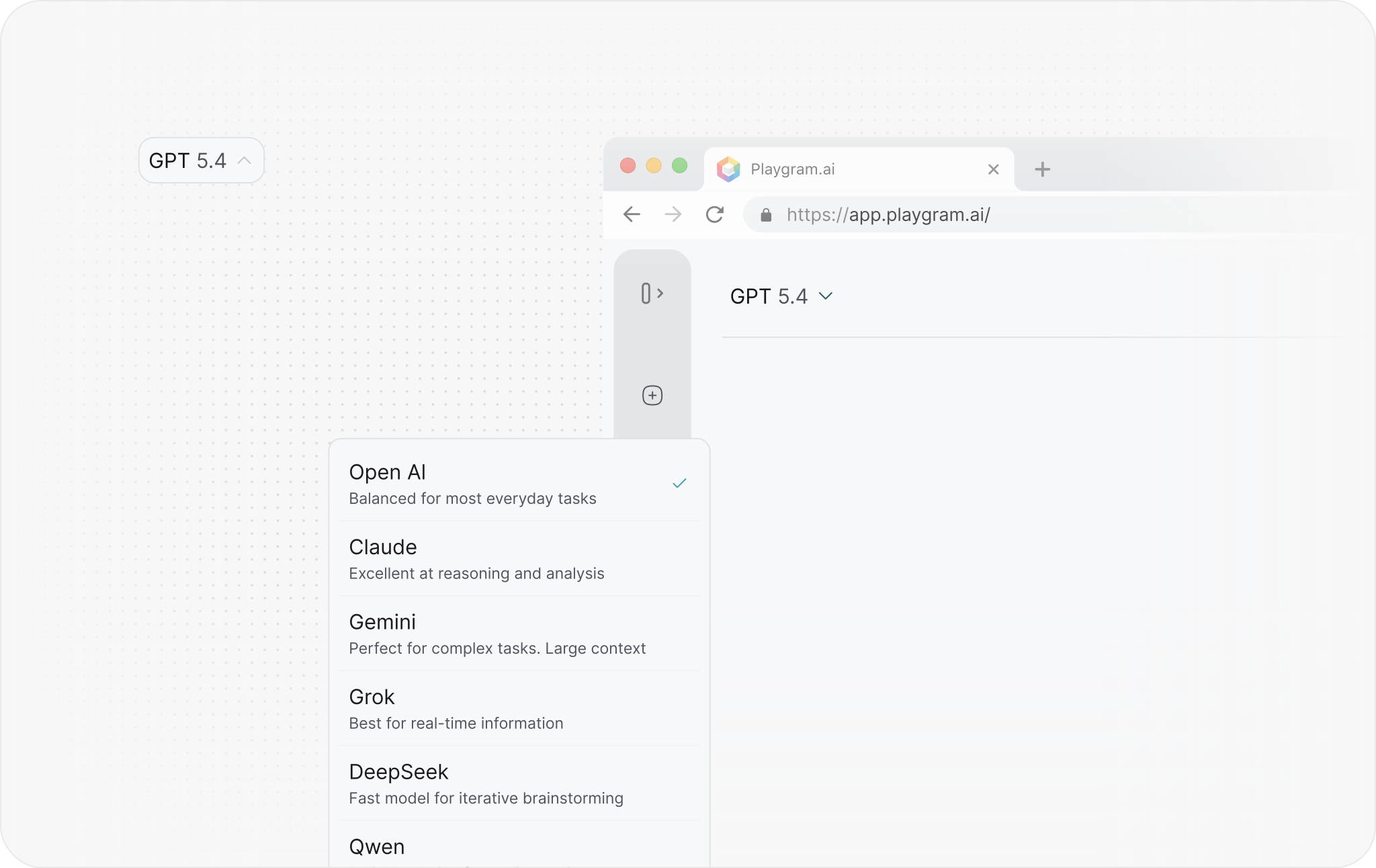 Playgram - Multi-LLM workspace for teams gallery image