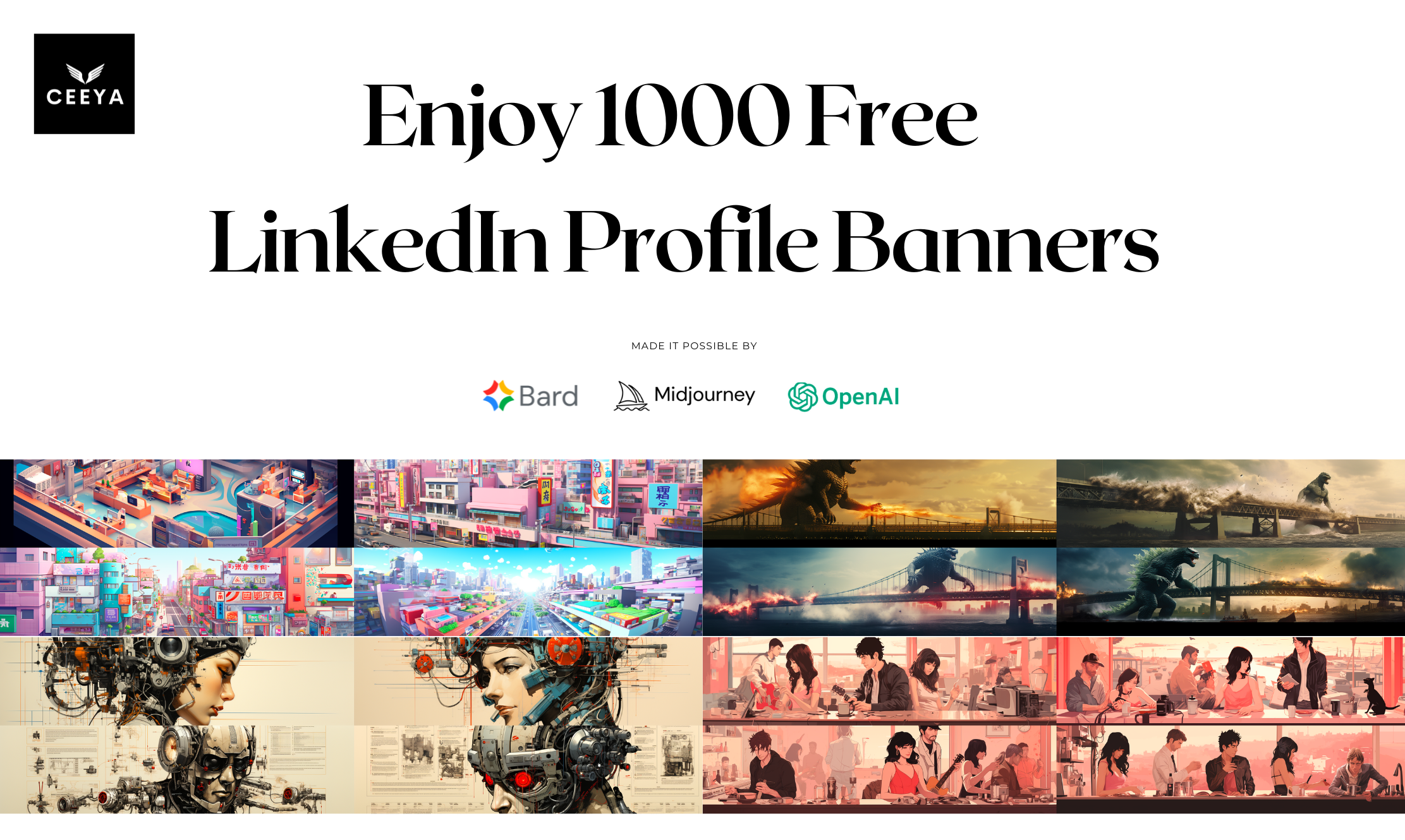 Mídia 1 de 1000 banners de perfil do LinkedIn por Ceeya
