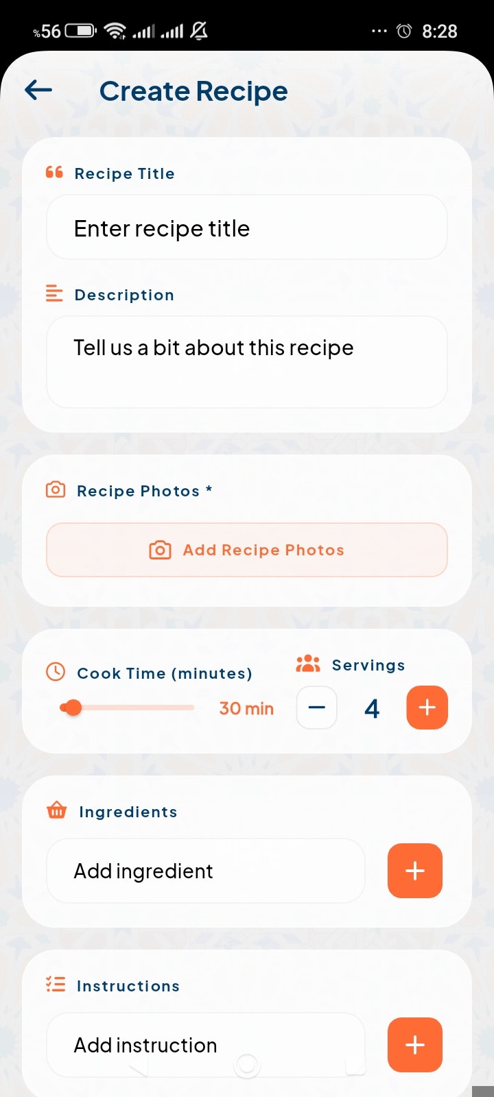 Okuze – AI Cooking & Recipe Generator - Screenshot 3 showing product features and functionality