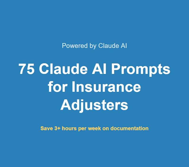 AI Prompts for Insurance Adjusters screenshot 1