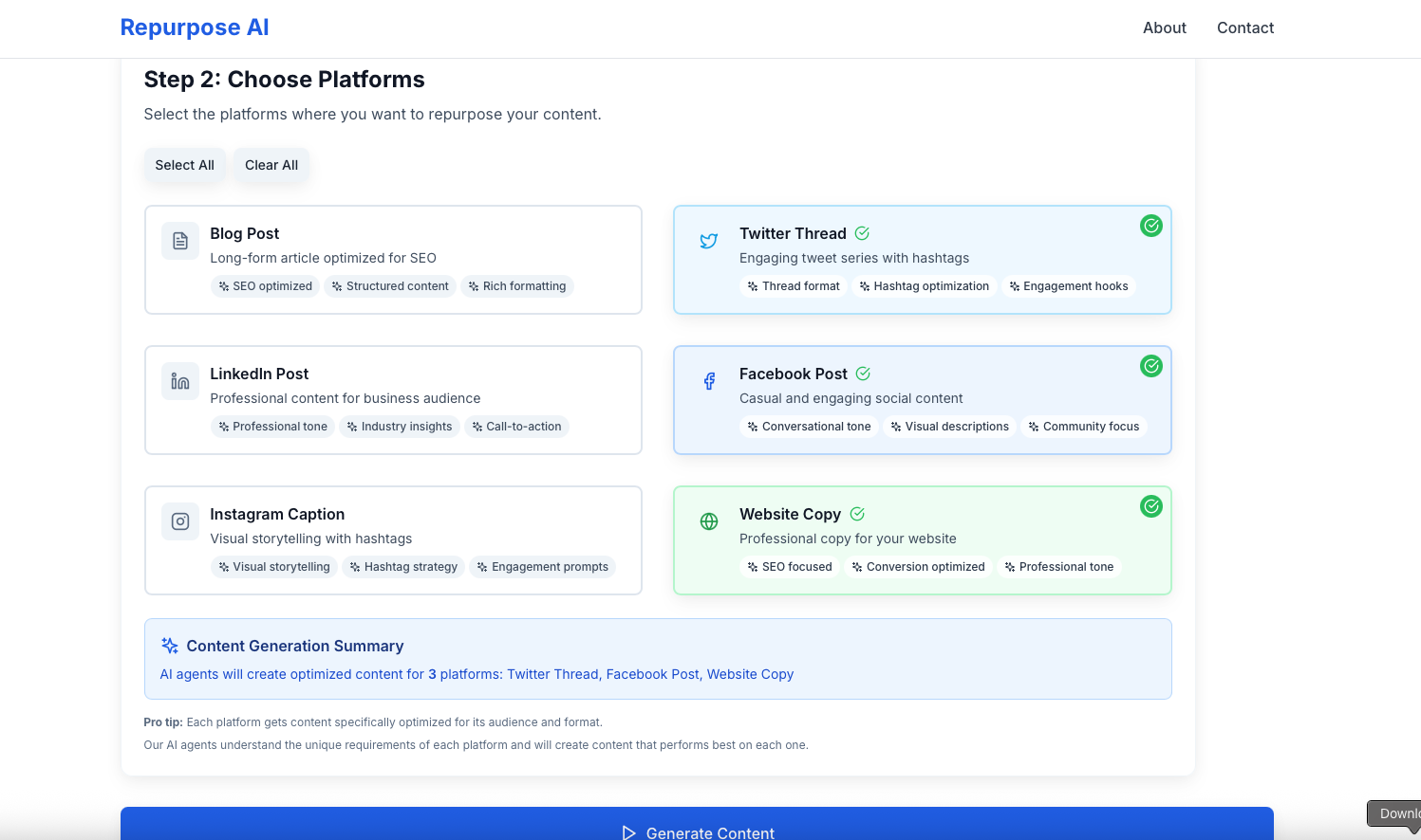 Repurpose AI gallery image