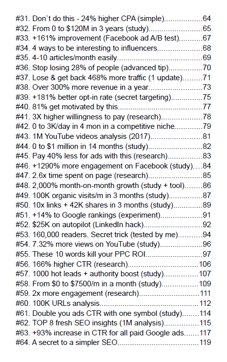 TOP 101 Acquisition/Promotion Hacks gallery image