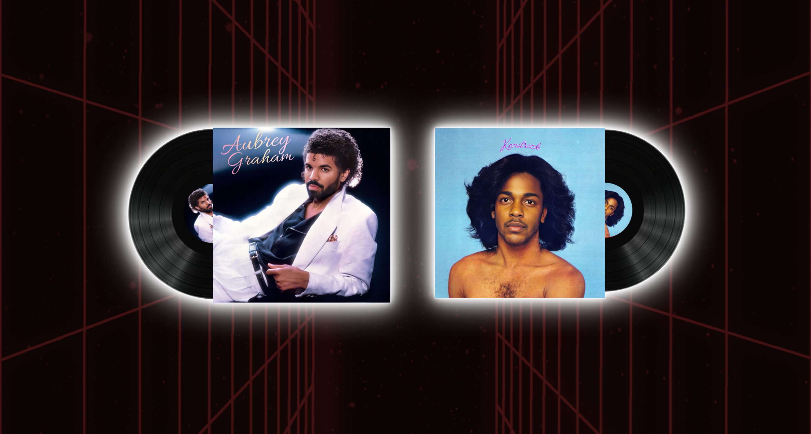 Kendrick vs Drake Vinyl Set - Vinylset en meer om het rundvlees, winst voor liefdadigheid te vieren !! media 2
