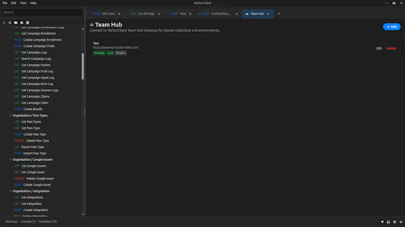 HarborClient screenshot 1