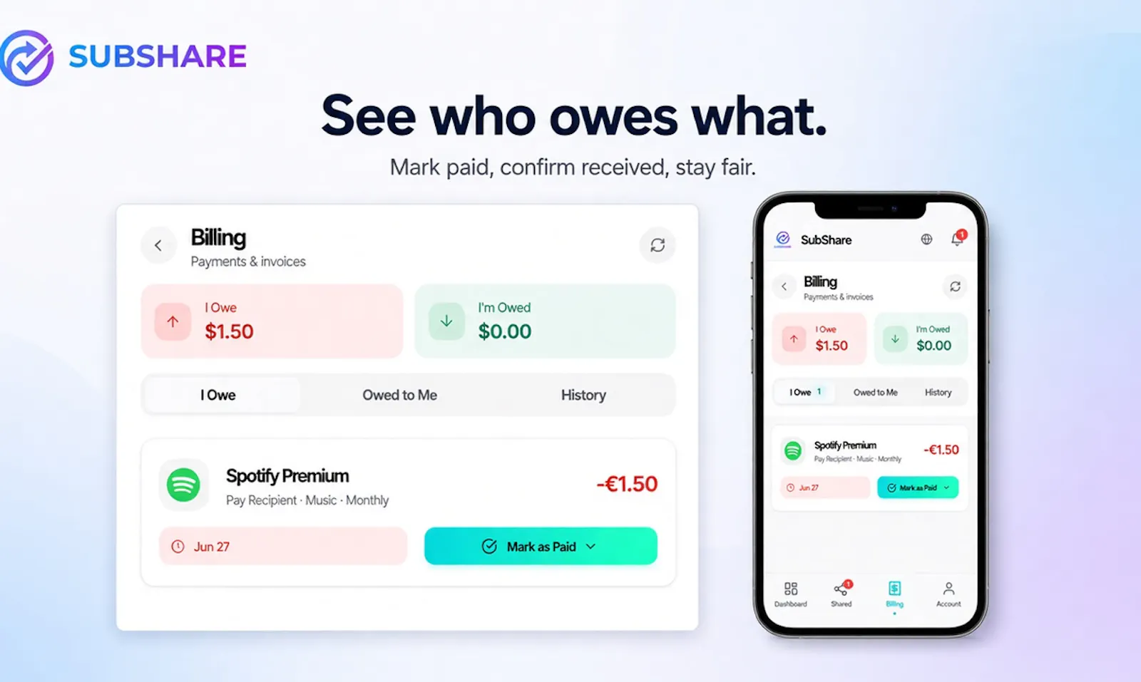 SubShare: Subscription Tracker screenshot 7
