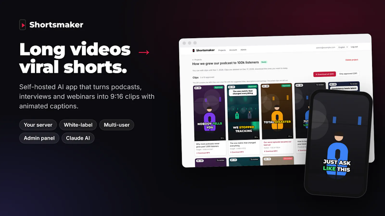 Shortsmaker  screenshot 1