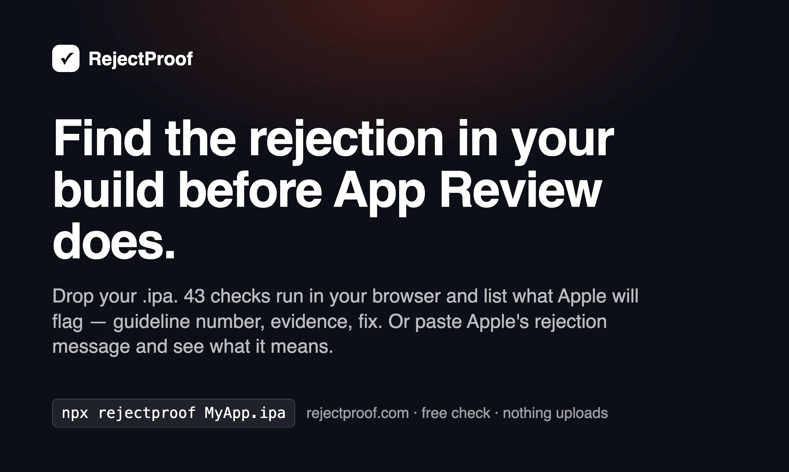 RejectProof gallery image