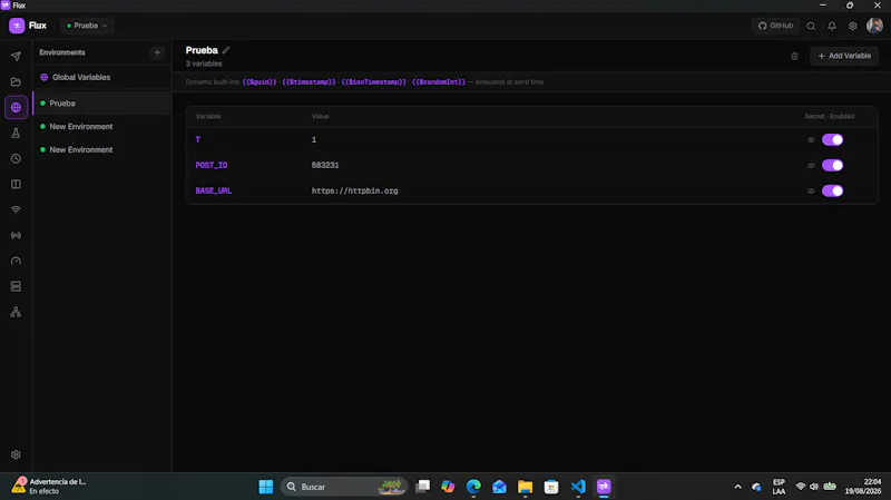 Flux, Modern API Client screenshot 3