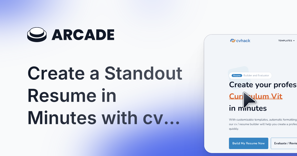 cvhack - สร้าง CV/ประวัติย่อที่คุณได้รับการว่าจ้าง media 2