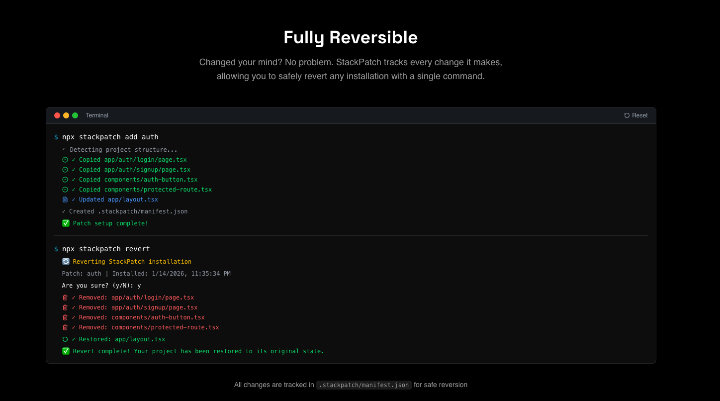 StackPatch gallery image