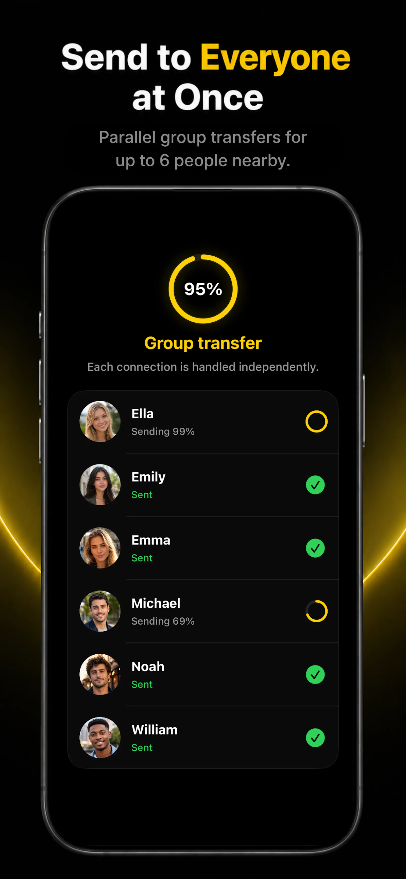 Burstsend screenshot 5