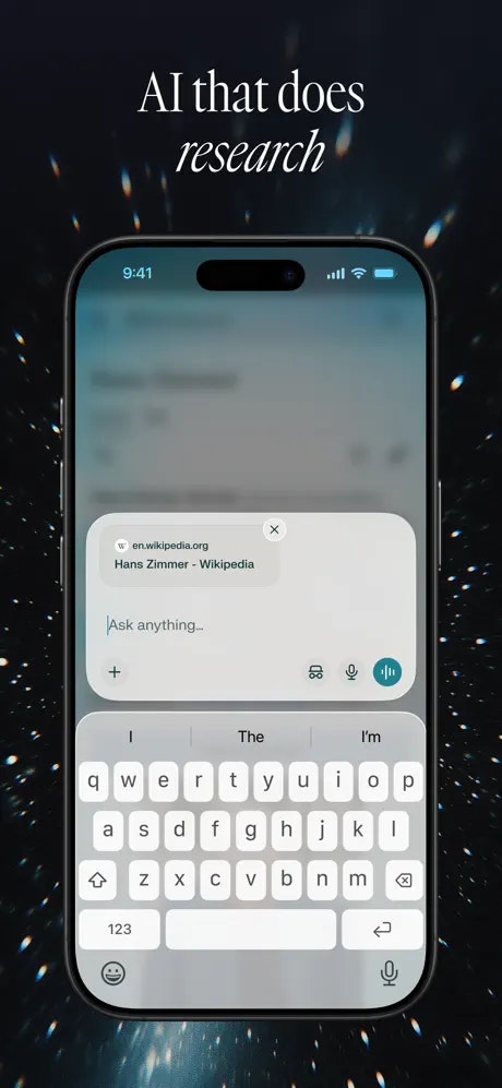 Comet for iOS - Screenshot 2 showing product features and functionality