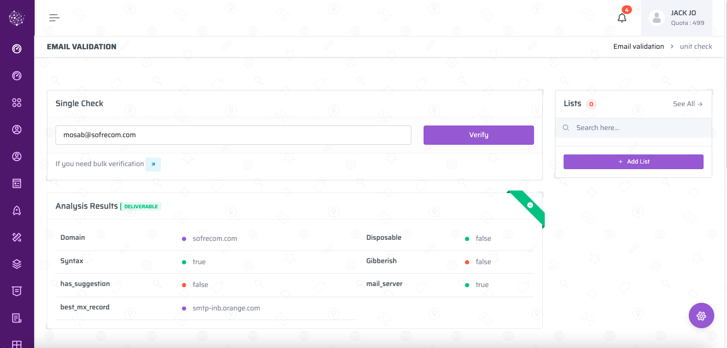 Feedlead - Convalida e -mail accurata e generazione di lead di qualità media 2