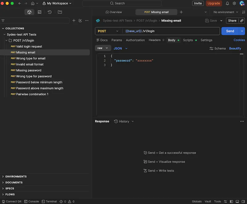 Sydes test screenshot 4