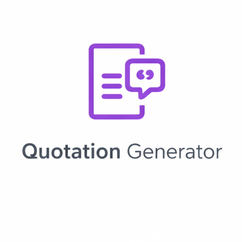 Quotation Generator