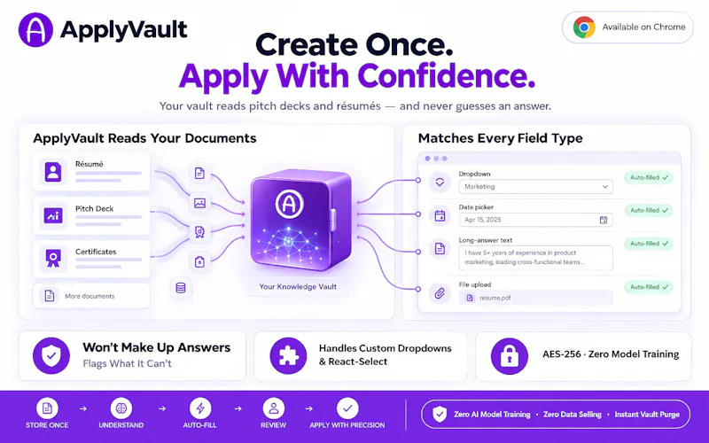 ApplyVault screenshot 1