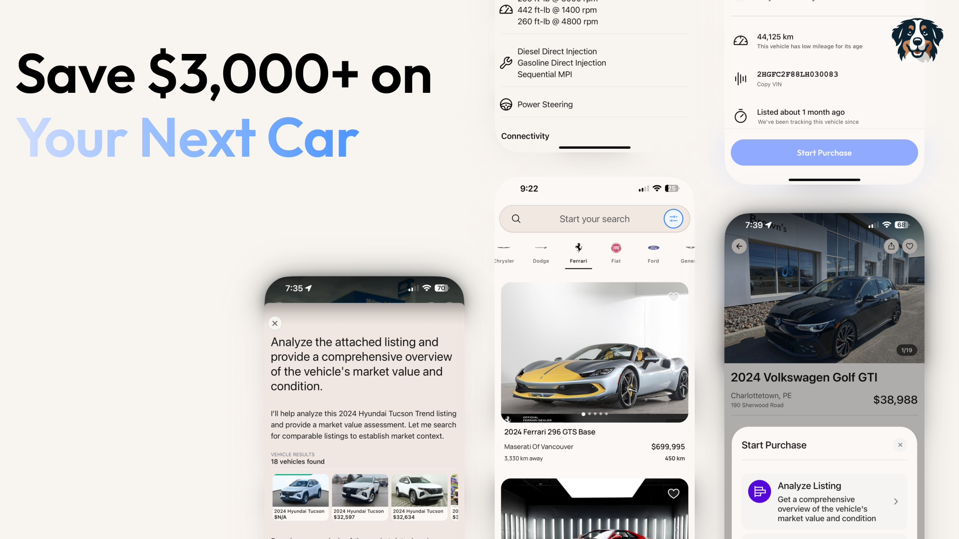 Cardog - Your AI car companion - research to resale media 3