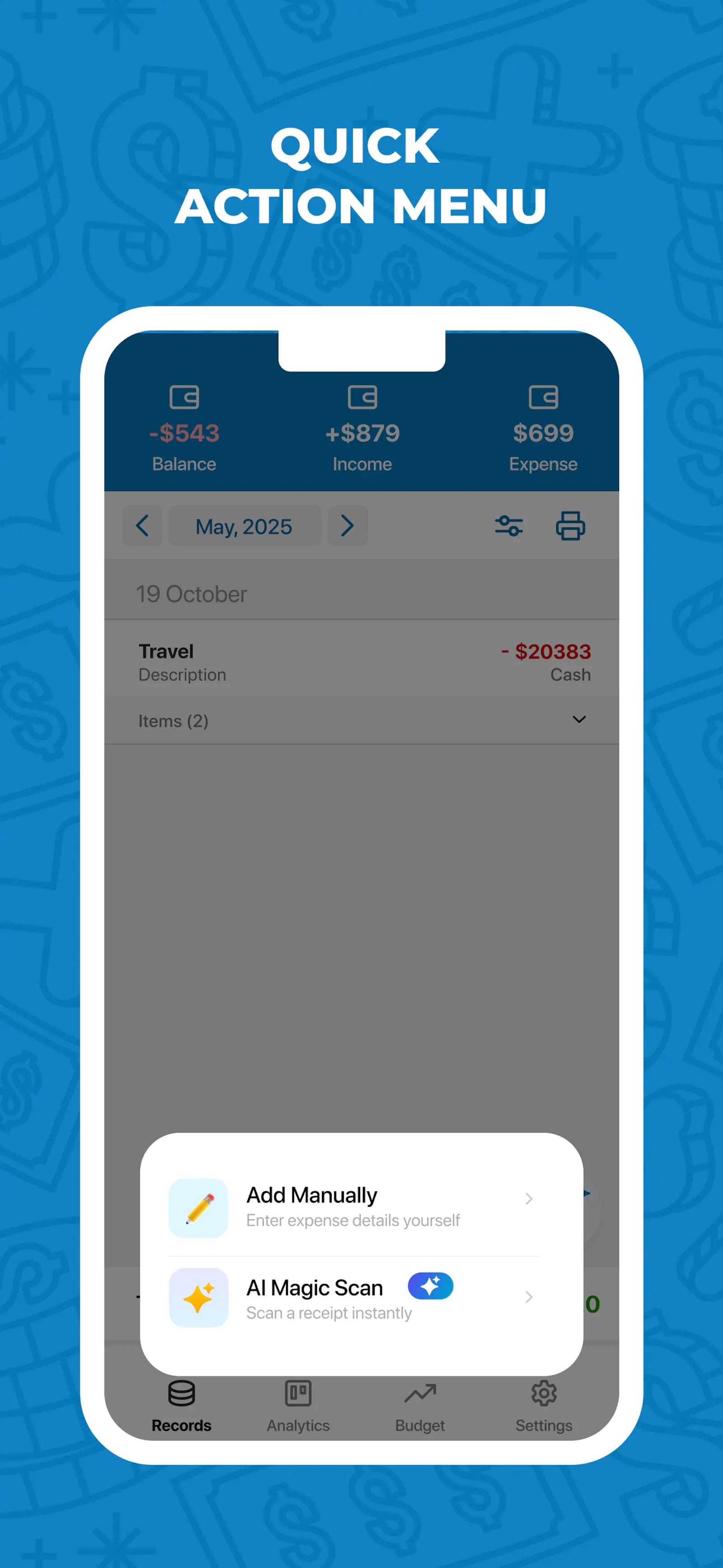 AI Expense Notebook screenshot 3