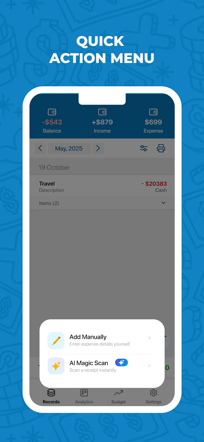 AI Expense Notebook screenshot 3