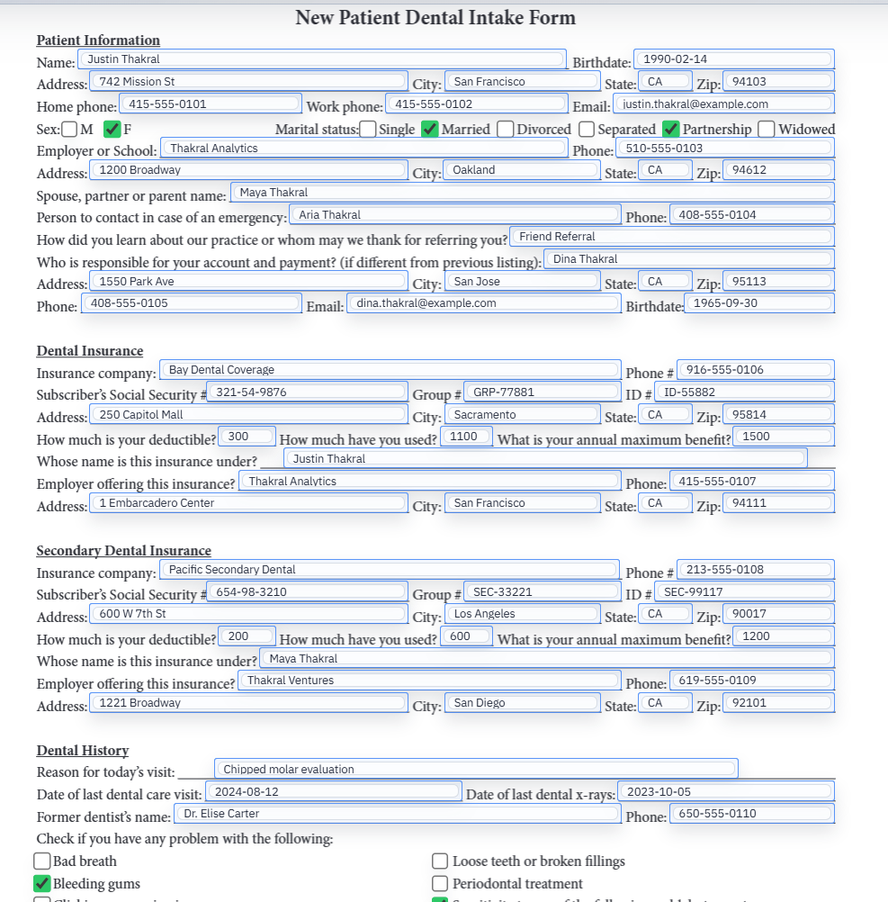 DullyPDF - Main product screenshot demonstrating key features and user interface