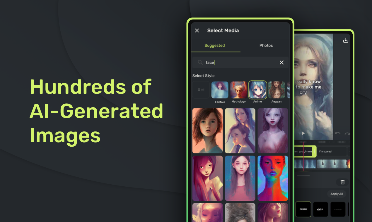 Lyricle ai letras de videos - Make Cool Lyrics Edits con la ayuda de AI media 2