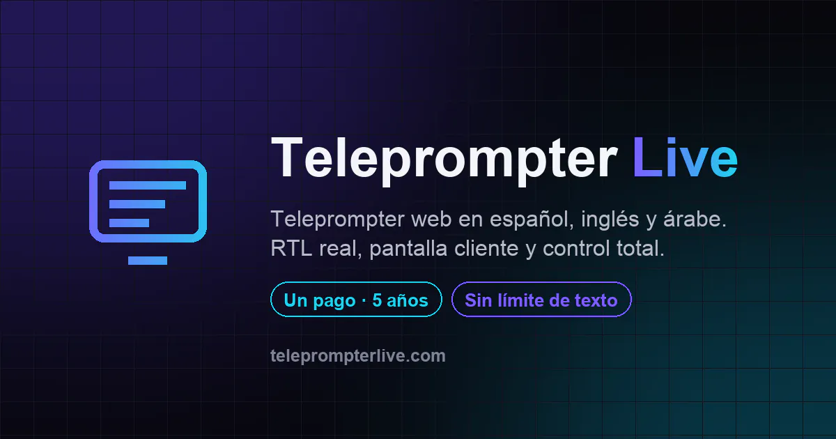 Teleprompter Live gallery image