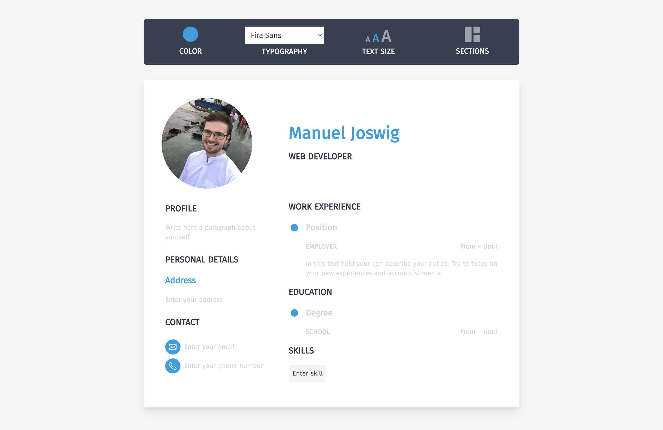 startuptile cvwizard-The easiest way to create a CV