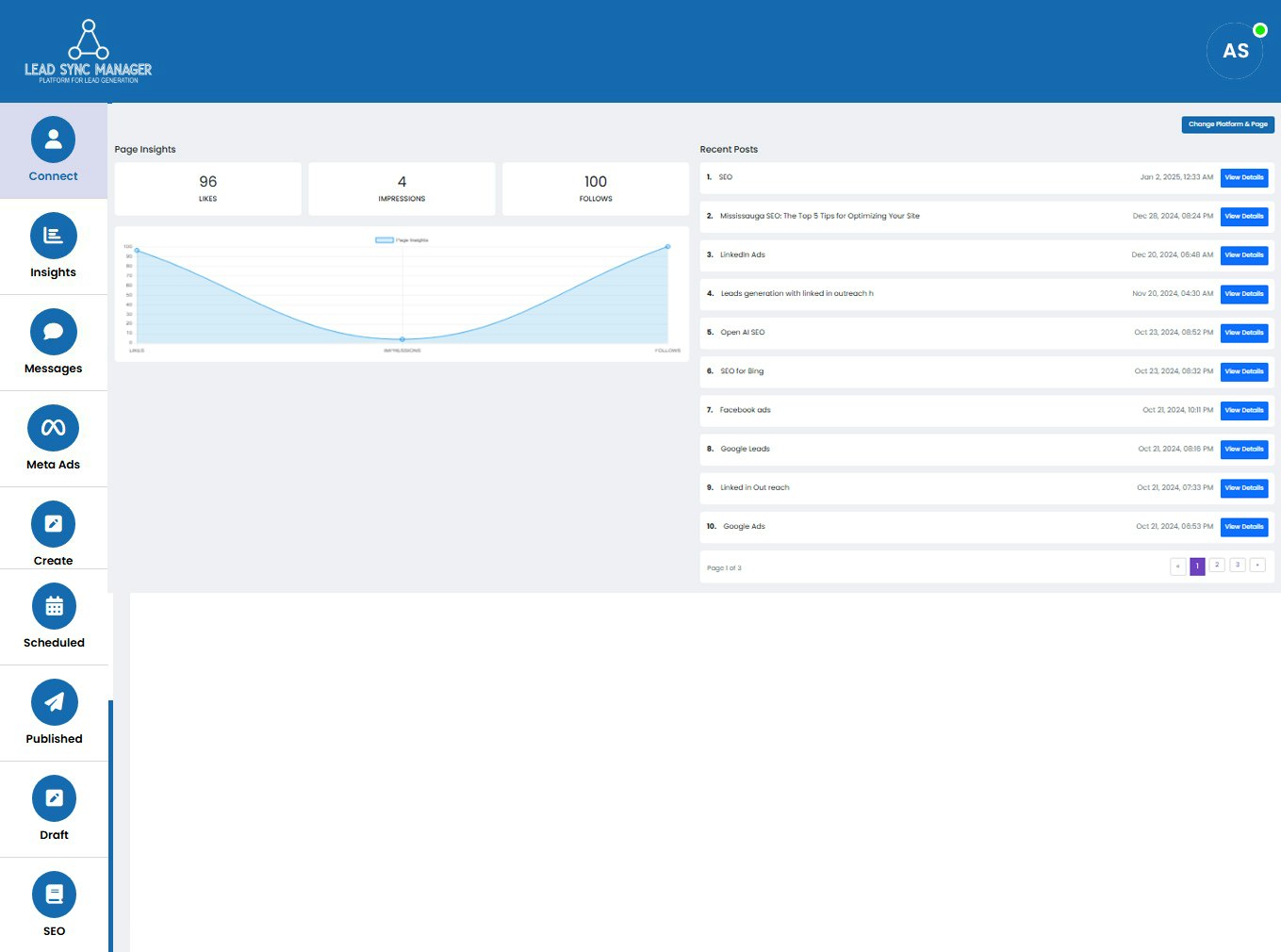 Lead Sync Manager - Bringen Sie Ihre sozialen Medien auf die nächste Ebene. Medien 3