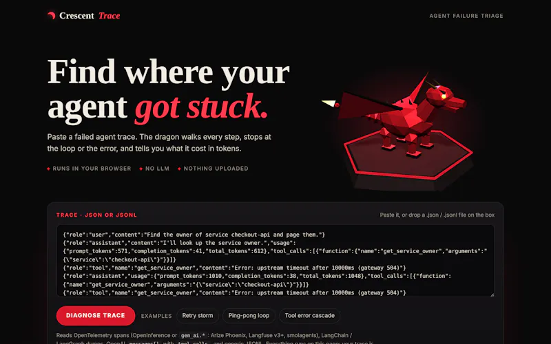 Crescent Trace screenshot 1