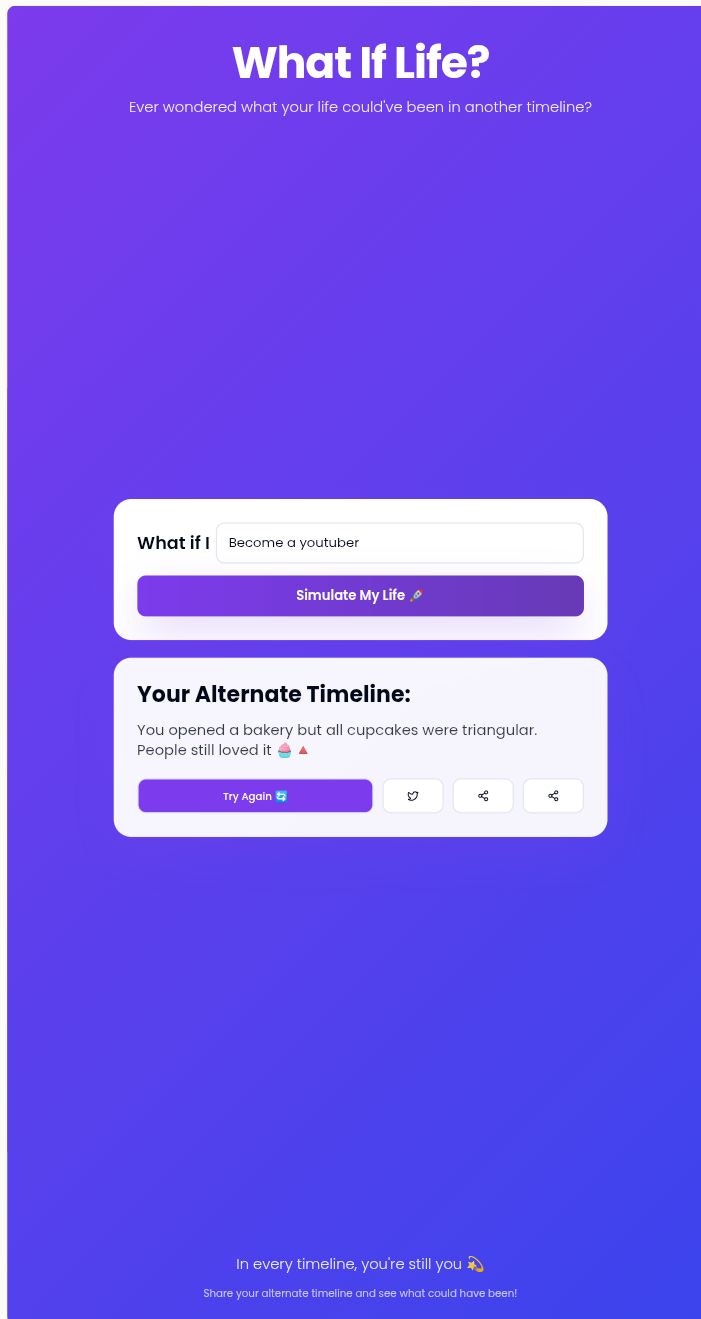 Funny AI Timeline Generator
