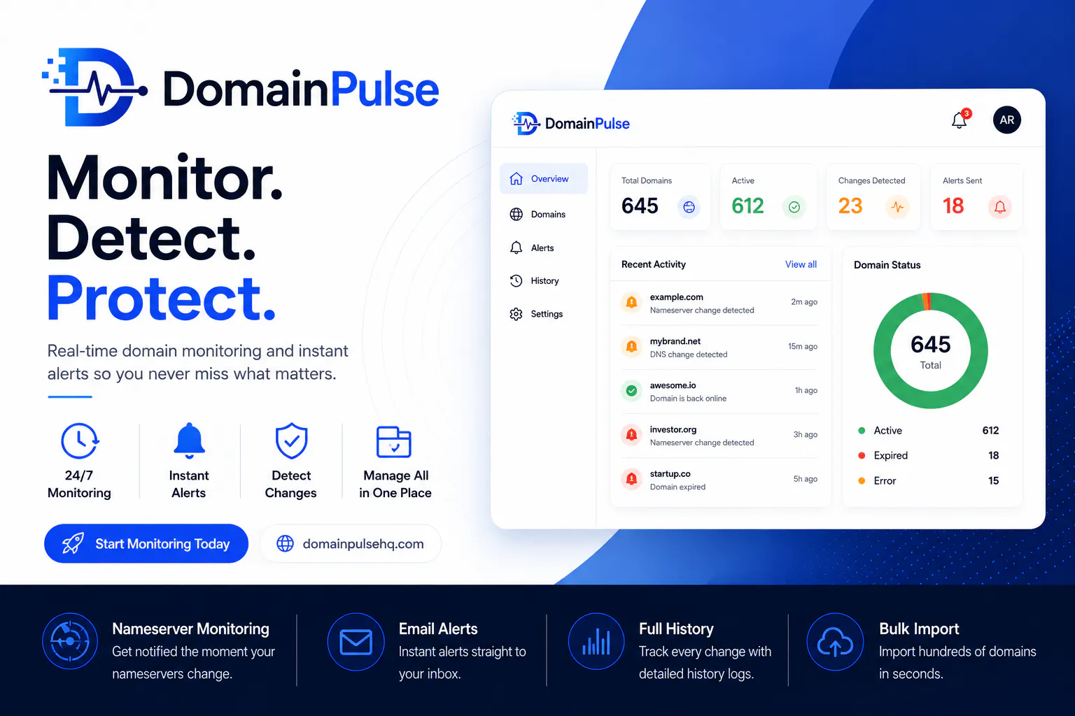DomainPulse — Domain Monitoring gallery image