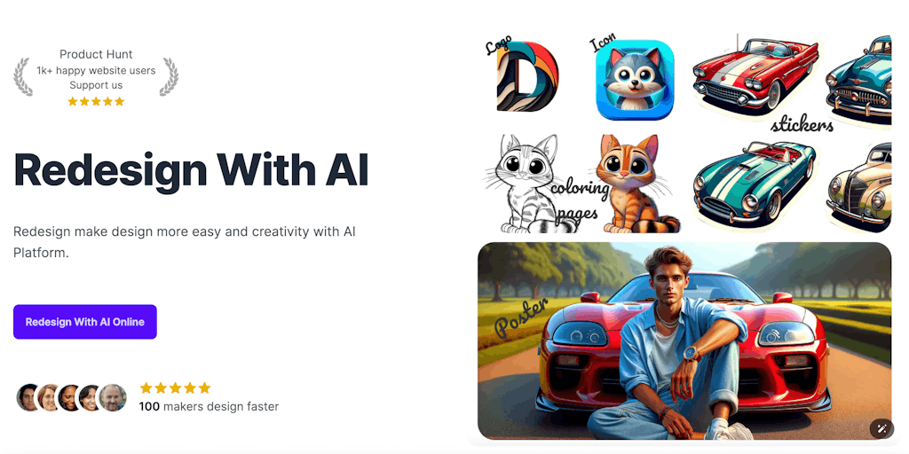 Redesign With AI - Product Information, Latest Updates, and Reviews 2024 | Product Hunt