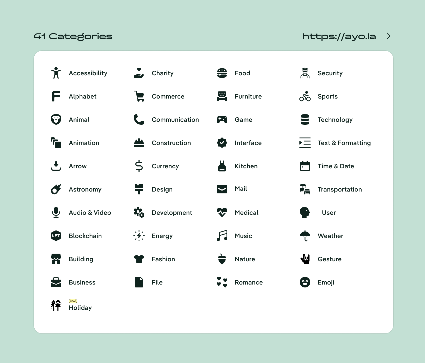 Ayo Icons gallery image