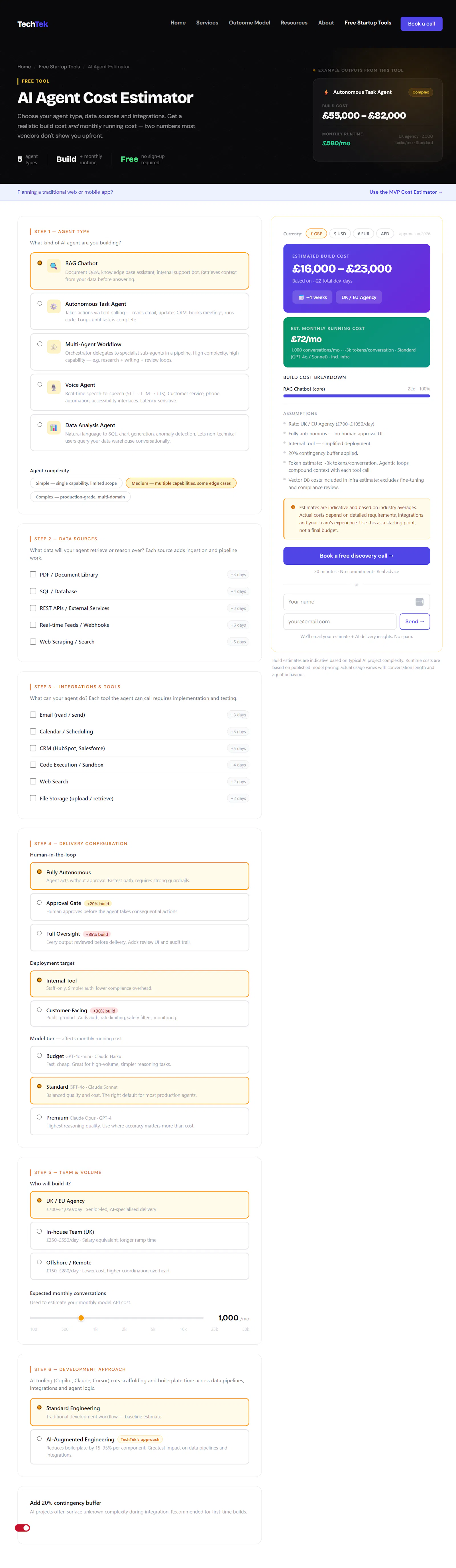 TechTek Startup Founder Tools screenshot 1