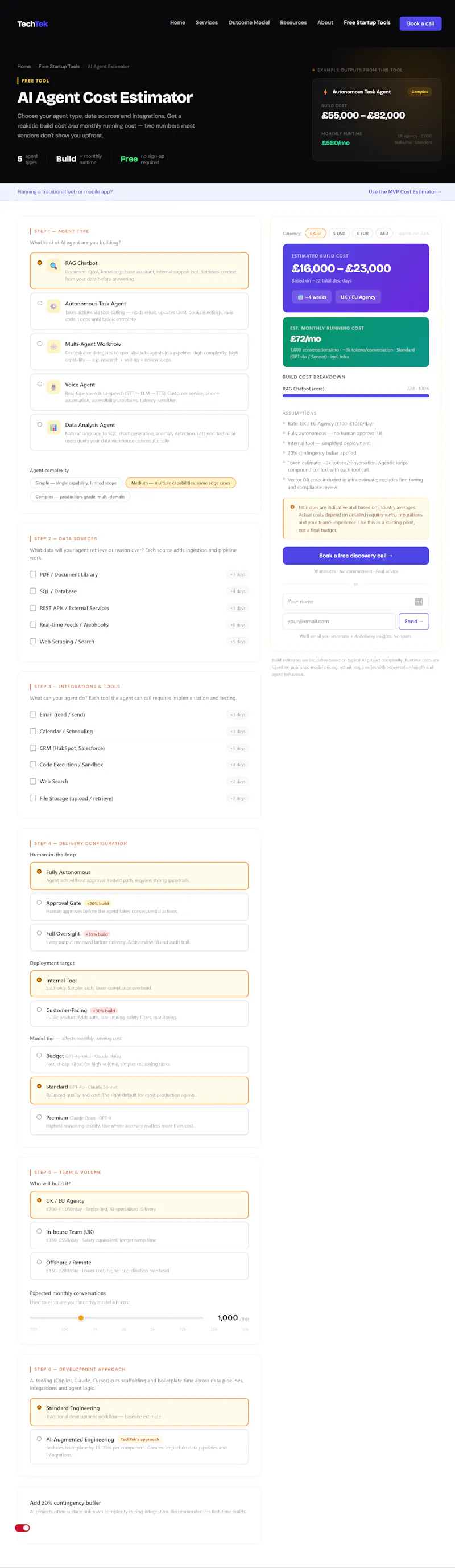TechTek Startup Founder Tools screenshot 1