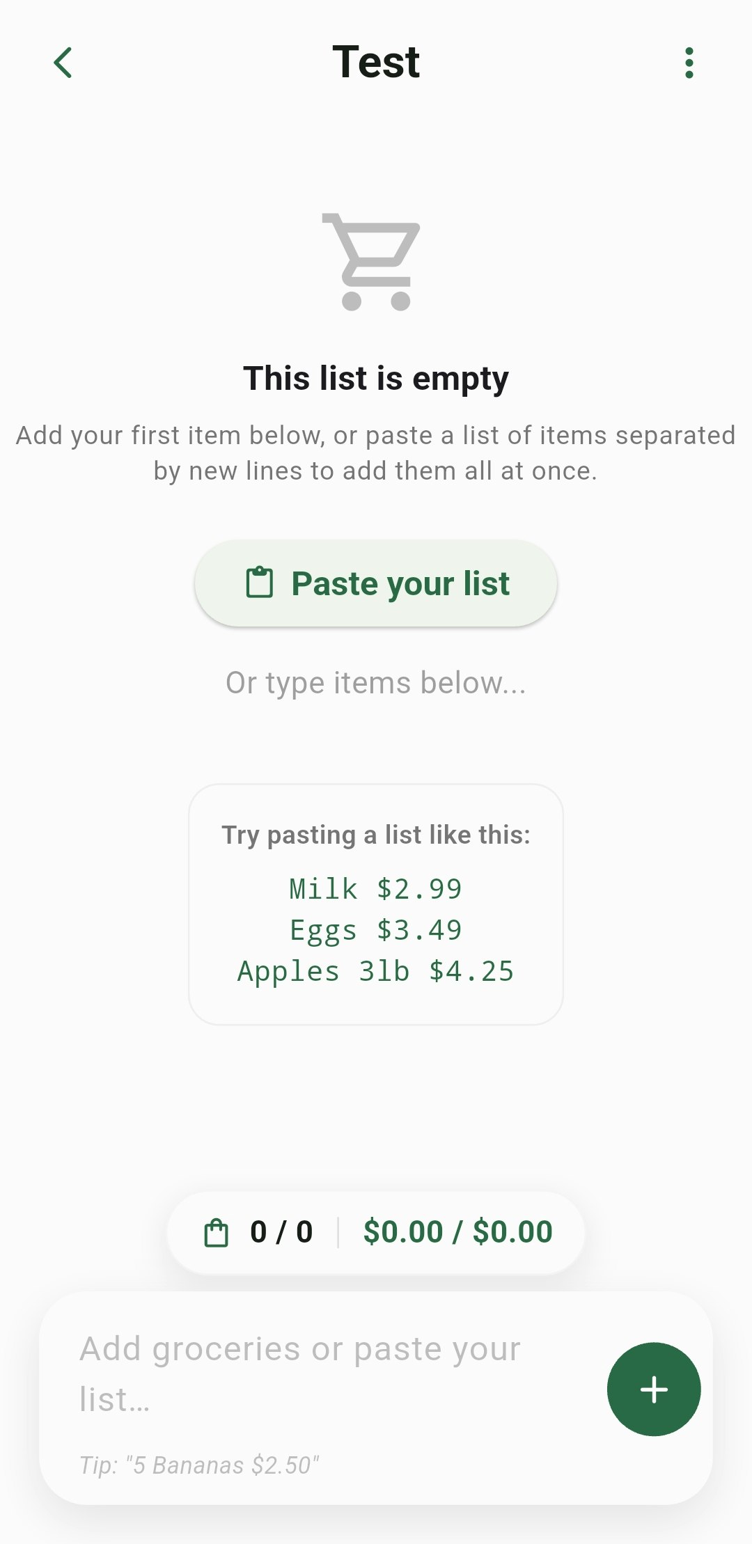 TallyCart – Simple Grocery Calculator gallery image