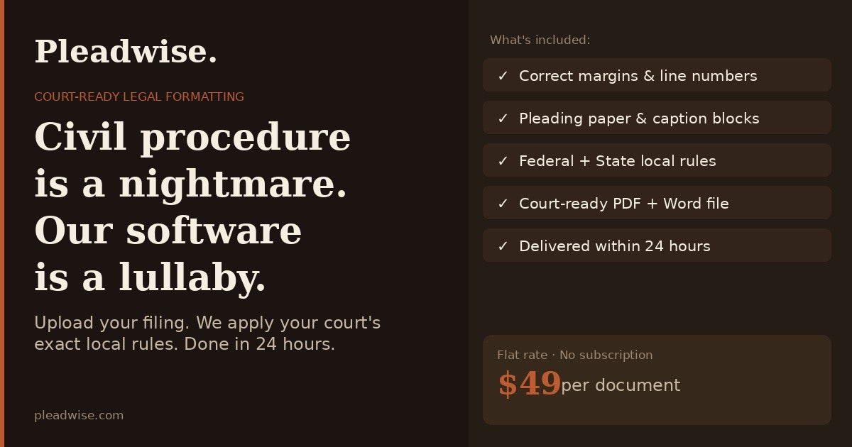 Pleadwise gallery image