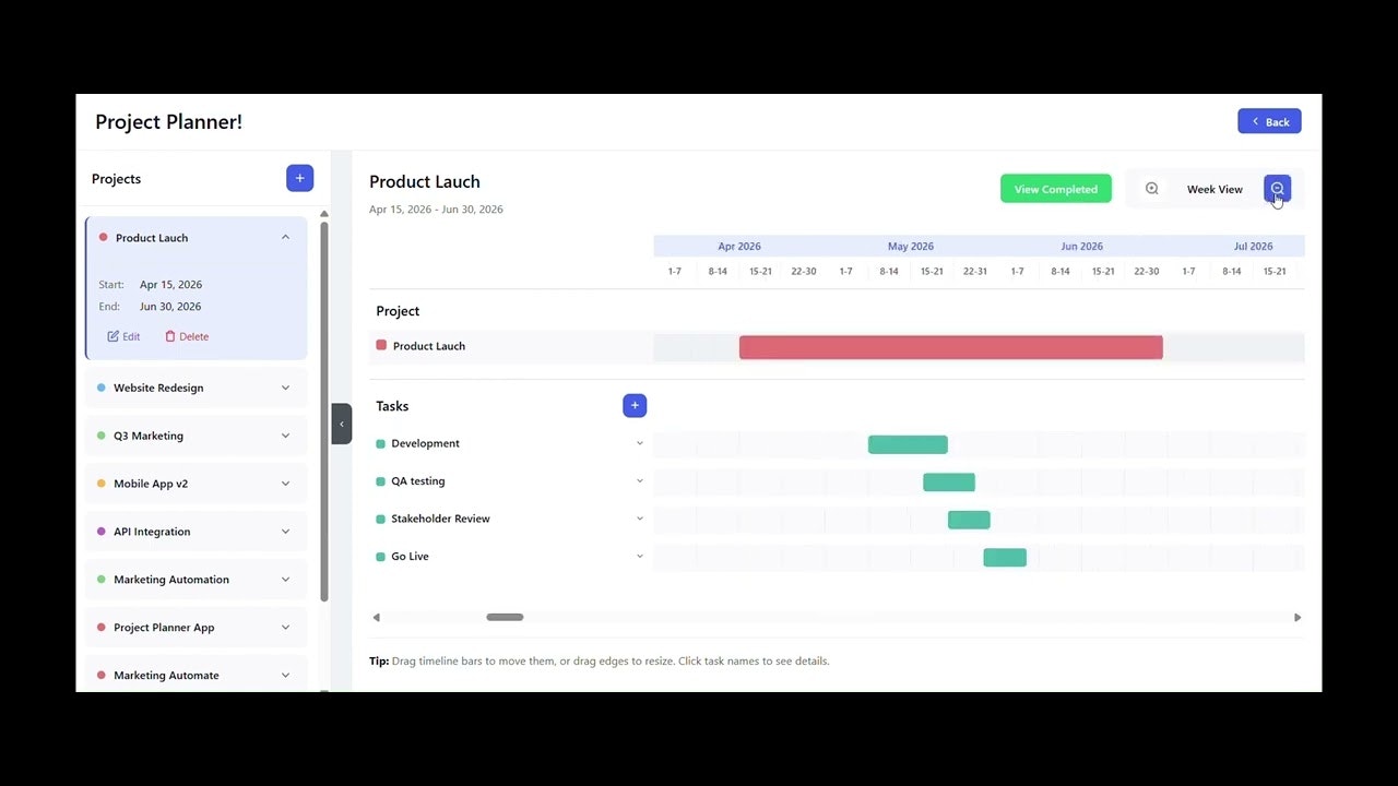 Project Planner! gallery image